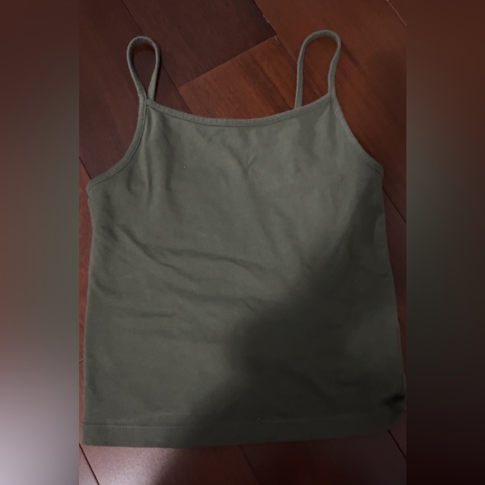 dark green tank top cami